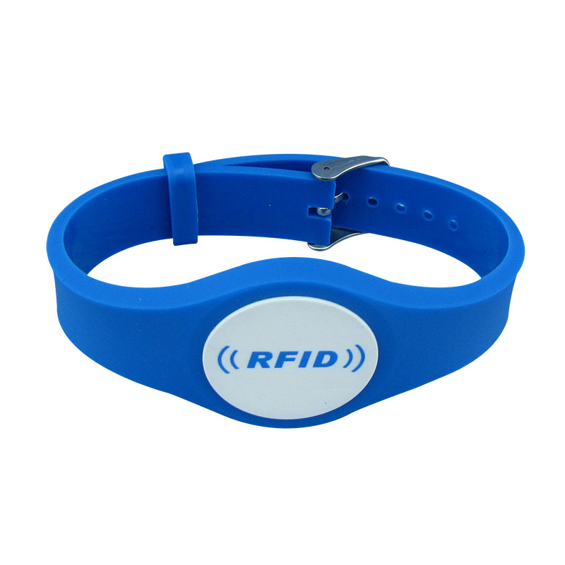 125KHZ ID Slap RFID Kauçuk Pvc Bileklik